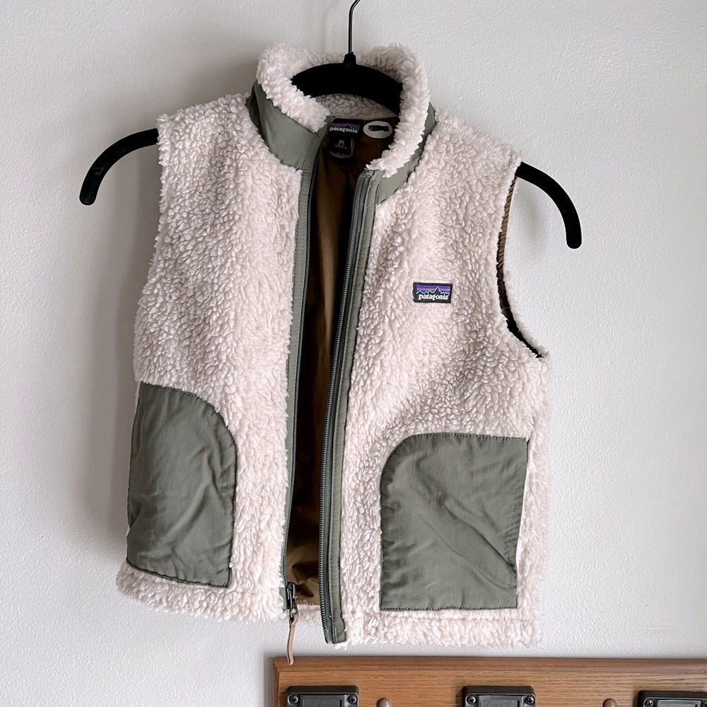 Patagonia retro-x fleece vest (XS 5-6)